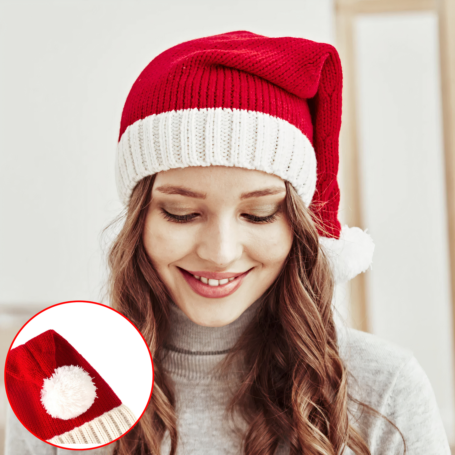 Santa’s Cozy Knitted Hat