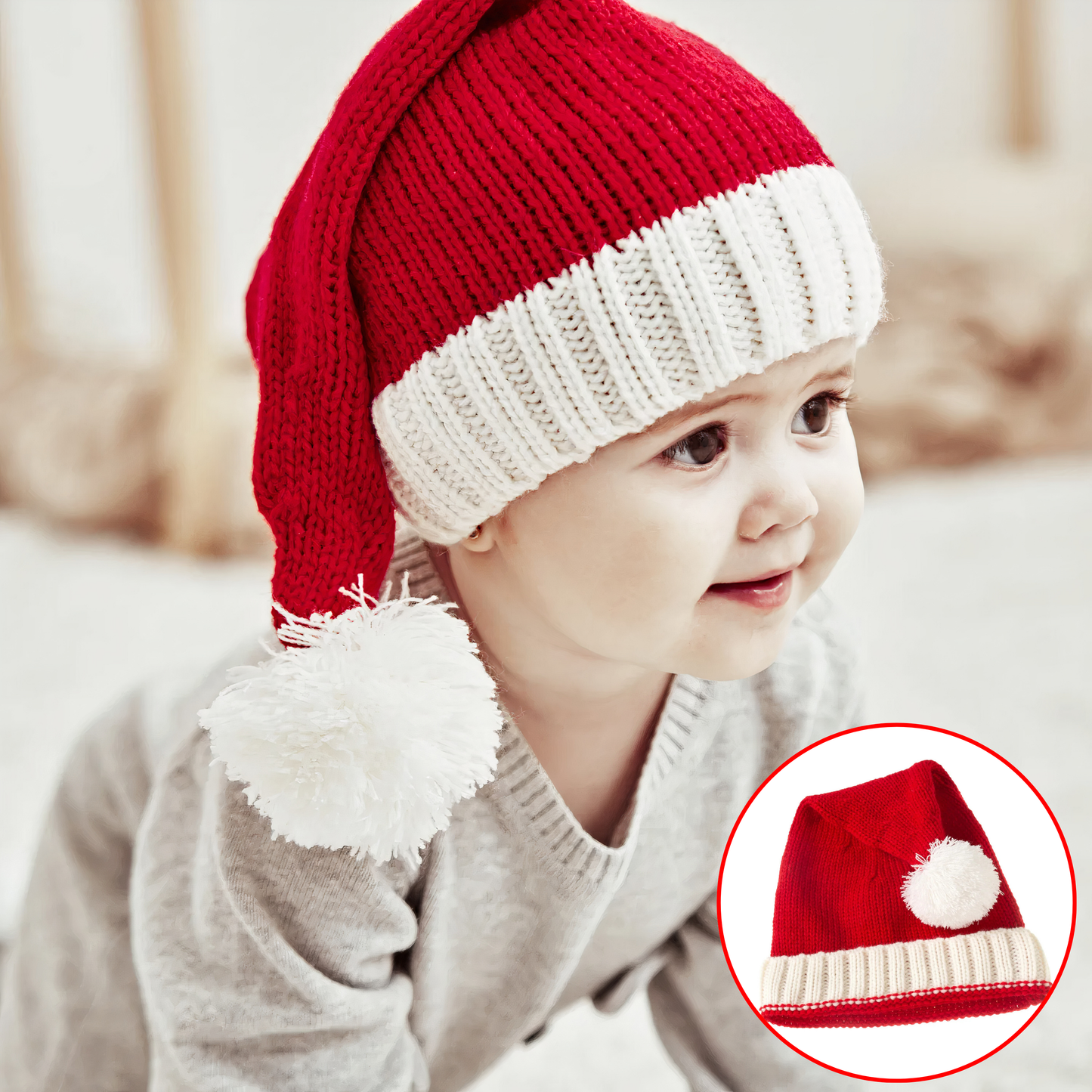 Santa’s Cozy Knitted Hat