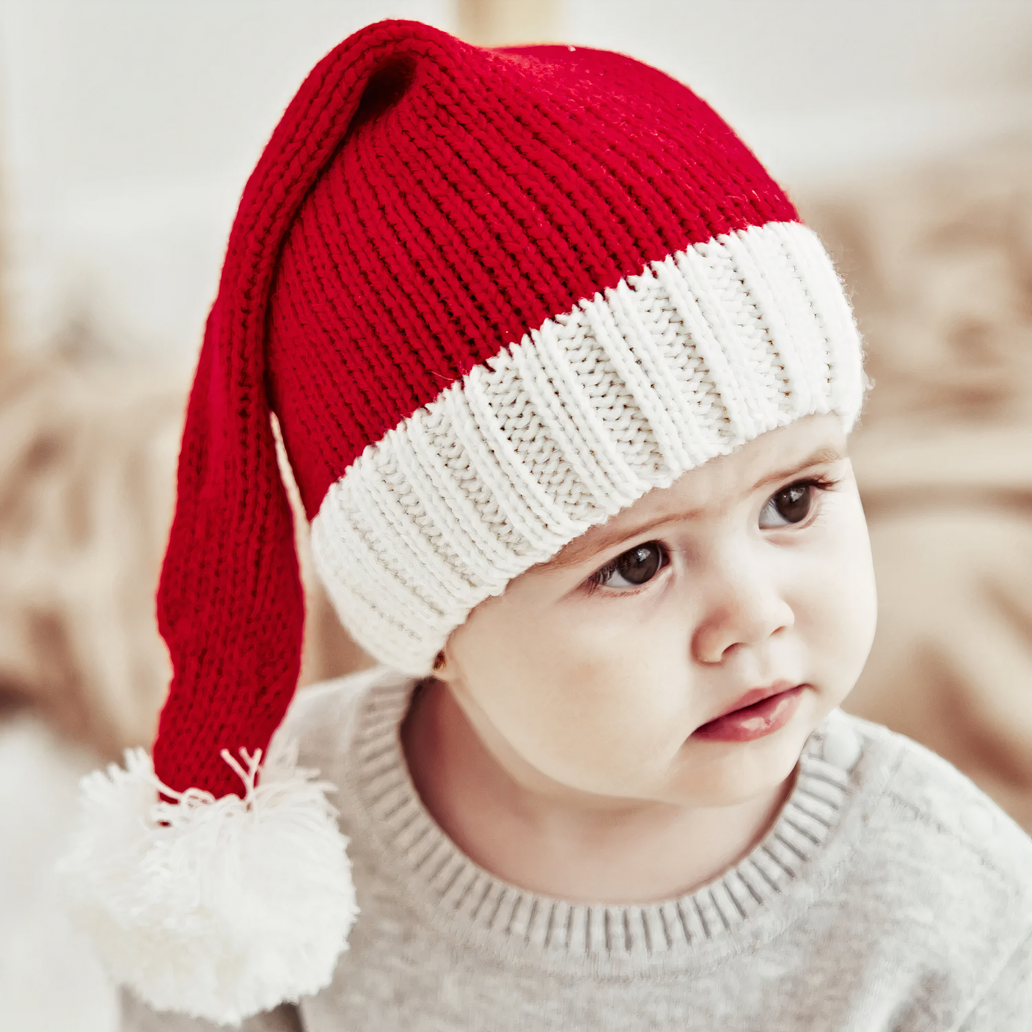 Santa’s Cozy Knitted Hat